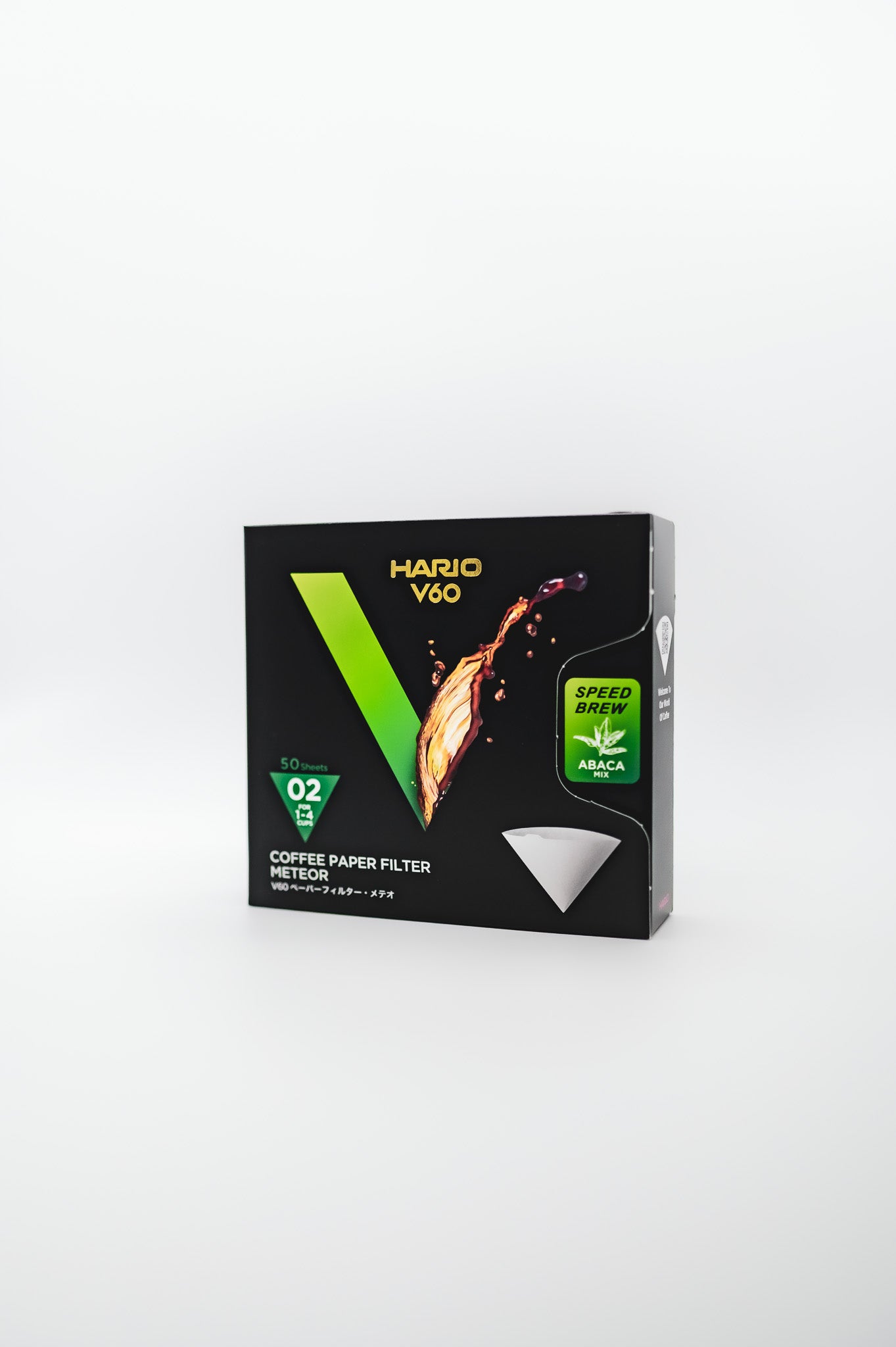 Hario V60 Meteor 02 - Abaca - Speed Brew (50 Stk.)