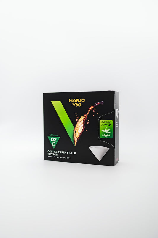 Hario V60 Meteor 02 - Abaca - Speed Brew (50 Stk.)